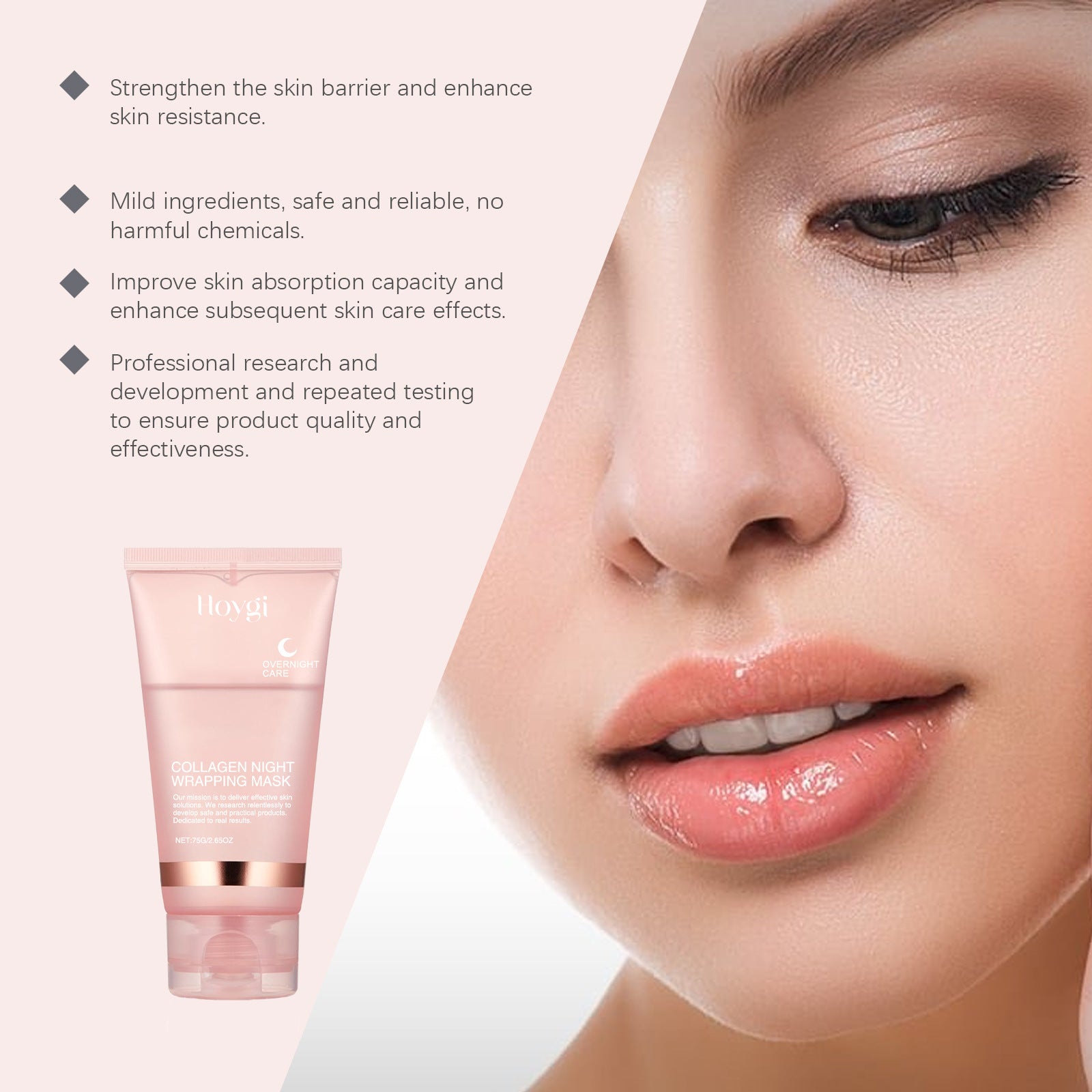 Masque de nuit au Collagène Vayna Glowveil™